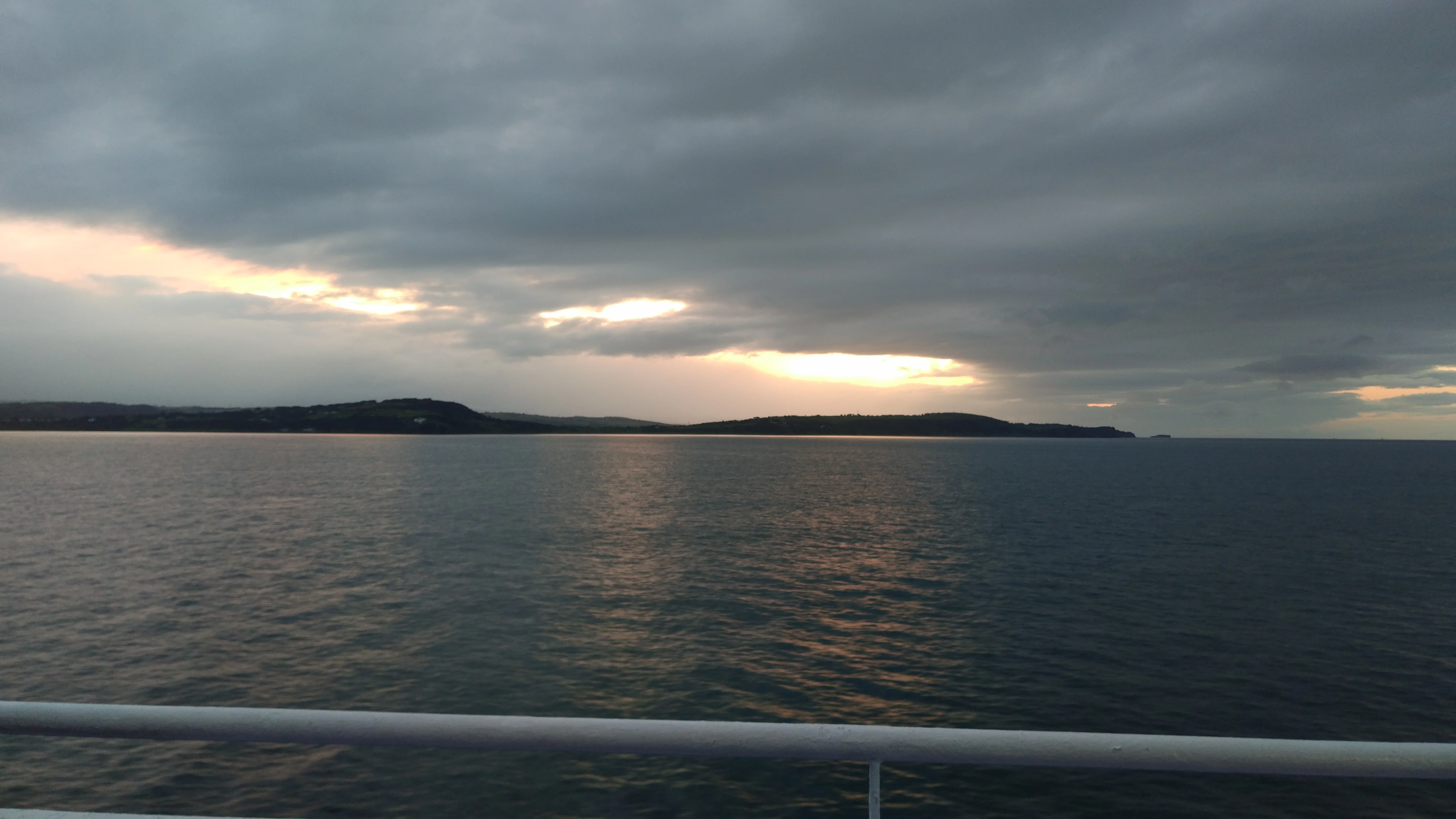 去贝尔法斯特的船上